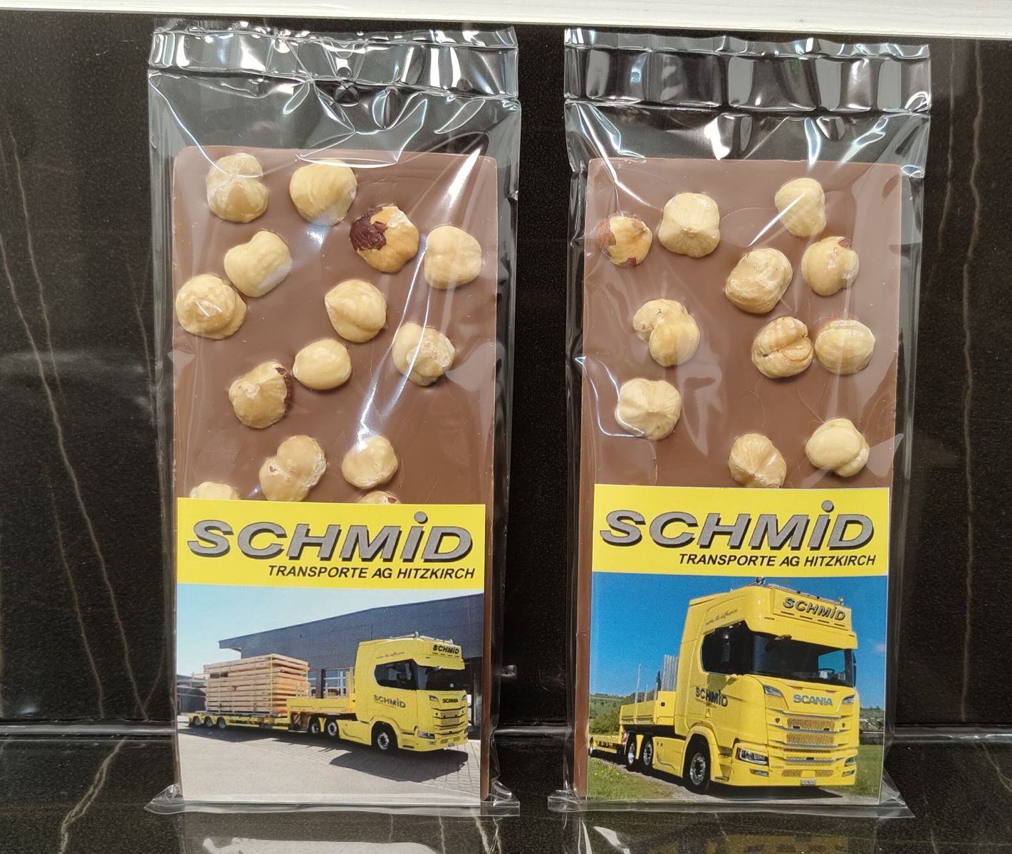 Personalisierte Schokolade Beispiel 1